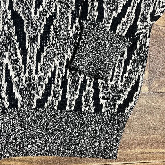 Vintage Nuovo New Forces Mens Large Button Cardigan Sweater Coogi Black Gray - Picture 5 of 11